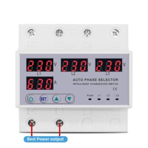 VL-VPR-106 3-Phase Voltage & Phase-Sequence Protection Relay, 63A